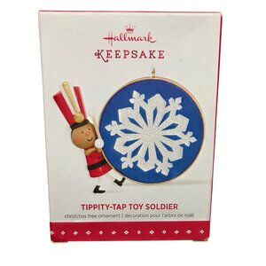 Hallmark Keepsake Tippity-Tap Toy Soldier Ornament 2015 Limited Edition NOS